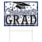 Beistle 11.5" x 15.5" Plastic Congrats Grad Yard Sign